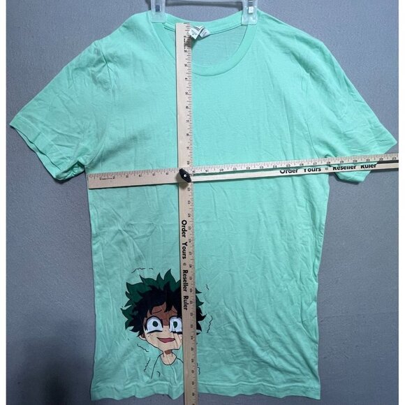 My Hero Deku Fans Shirt Tee Green Shirt Sleeve Tee Medium T-Shirt, Great Present - Picture 2 of 5